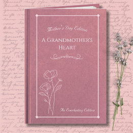 Carte Elegant Pink Grandmother Mother’s Day Storybook