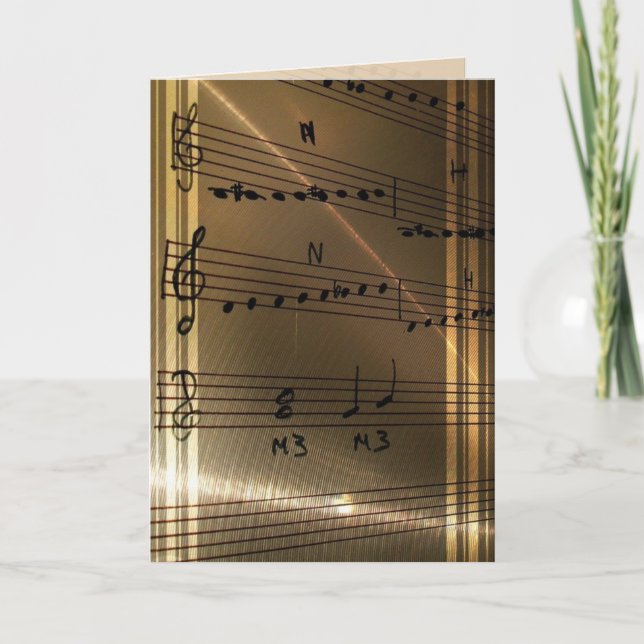 Carte Elégant professeur de musique Haydn Citation (Devant)