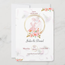 Elégant rose rose rose florale peinture aquarelle
