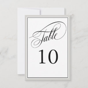 Carte Élégant Script s'épanouit avec n'importe quelle bo