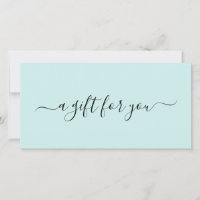 Élégant Spa simple Turquoise Turquoise Certificat 