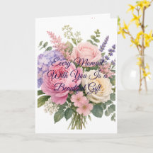Carte élégante d'amour et d'appréciation pour chaq