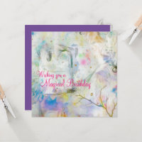 Élégante danseuse magique d'anniversaire Pastel Ab