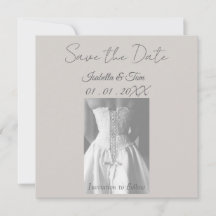 Carte Élégante de Mise à Jour de Date, Minimalisme