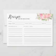 Elégante Fête des mariées d'aquarelle rose pâle