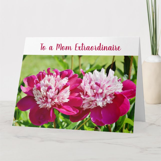 Carte Élégante maman Extraordinaire Extraordinaire Love  (Devant)