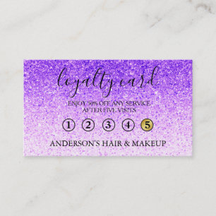 Carte élégante simple moderne de fidélité de