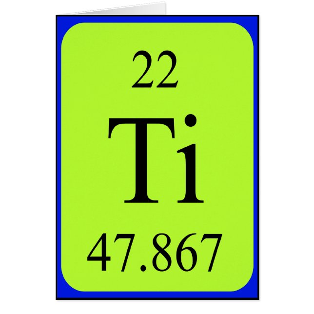 Carte Element 22 - Titane (Devant)