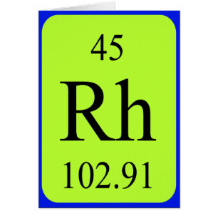 Carte Element 45 - Rhodium