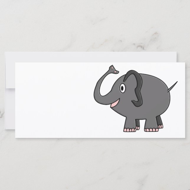 Carte éléphant (Devant)