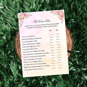 Carte Elephant Baby shower Old Wives