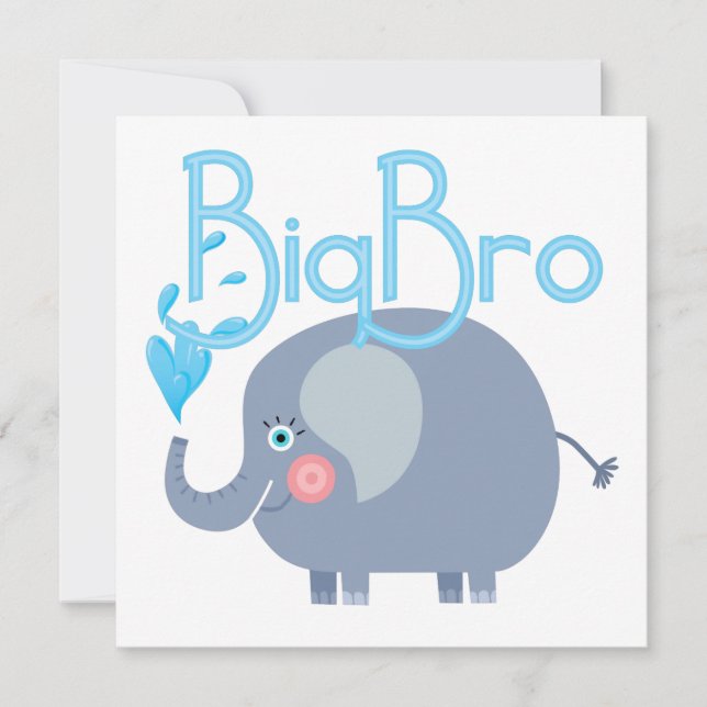 Carte Elephant Big Bro (Devant)