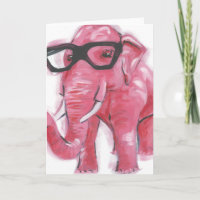 Éléphant rose pimpant de l'animal | dans des