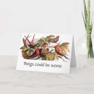 Carte Elf Bird Sprite Pixie Brownie Fairy Tale