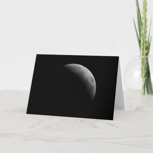Carte Élipse lunaire solstice d'hiver (Devant)