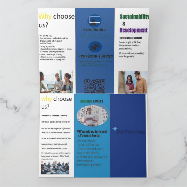Carte ELITE TRAVEL GROUPE broshur (Intérieur)