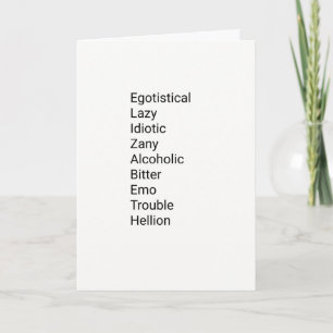 Carte Elizabeth Birthday