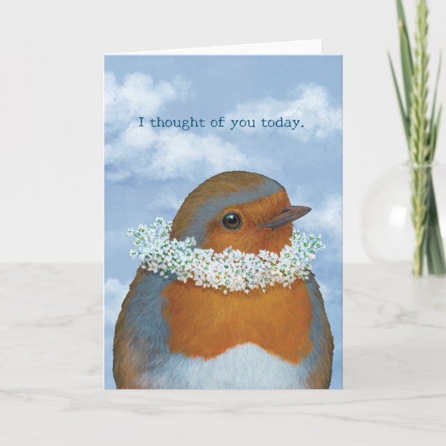 Carte Elizabethan robin (Devant)