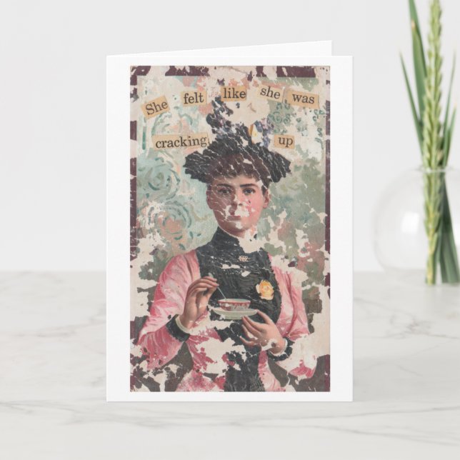 CARTE ELLE A EU L'IMPRESSION D'ÊTRE EN TRAIN D'ÉCRASER B (Devant)