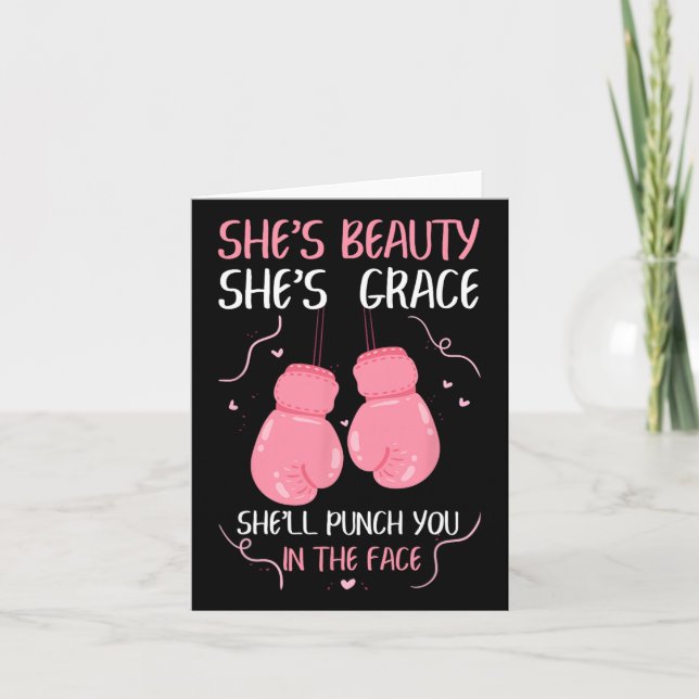 Carte Elle est Beauté Elle est Grace Elle te punira dans (Devant)