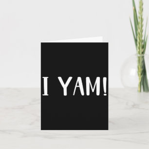 Carte Elle est ma pomme de terre douce Je suis des coupl