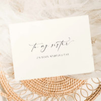 Ellesmere À Ma Soeur Pour Ton Mariage