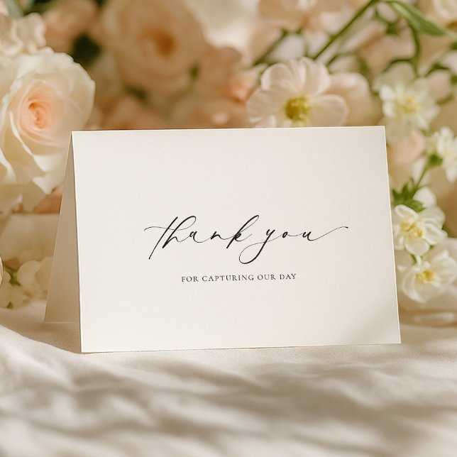 Carte Ellesmere Merci Photographe Jour de mariage (Créateur téléchargé)