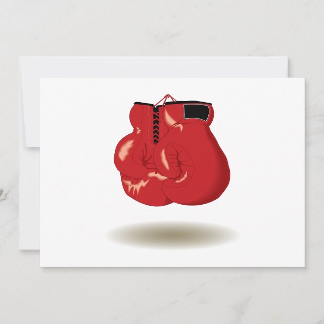 Carte Emblème Boxe cool (Devant)