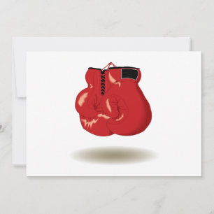 Carte Emblème Boxe cool