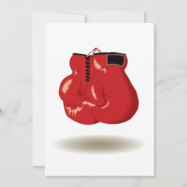 Carte Emblème Boxe cool (Devant)