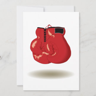 Carte Emblème Boxe cool