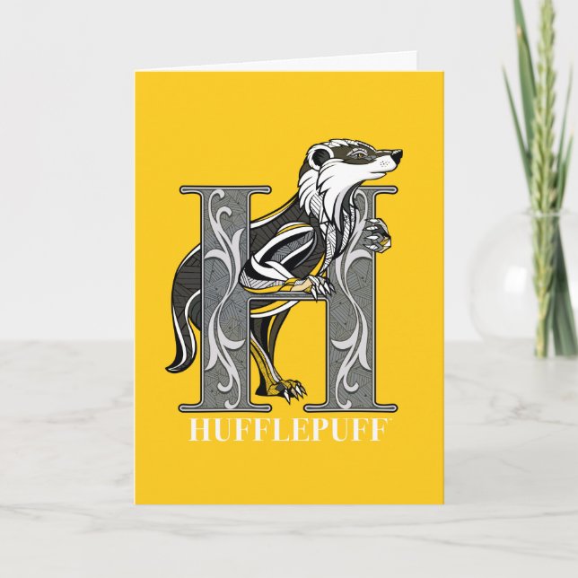 Carte Emblème croisé HUFFLEPUFF™ (Devant)