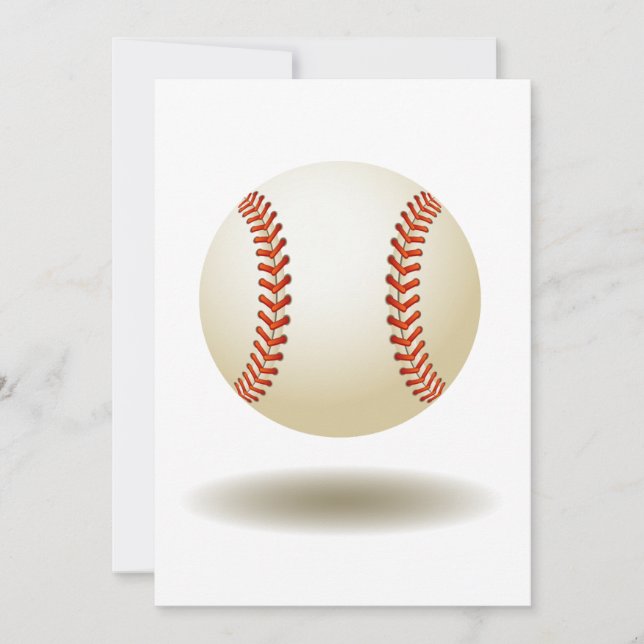 Carte Emblème de baseball cool (Devant)