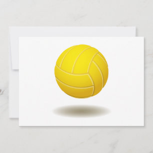 Carte Emblème de volley-ball cool 2