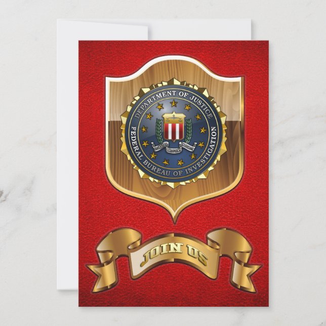Carte Emblème du FBI (Devant)