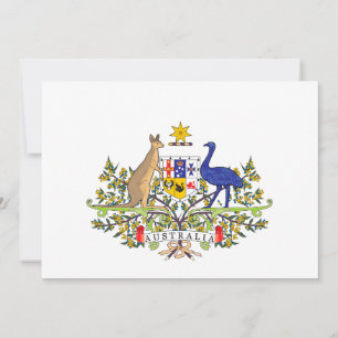 Carte emblème national australien