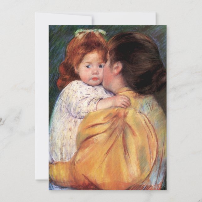 Carte Embrasse maternelle | Mary Cassatt Card (Devant)