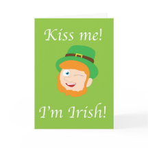 Embrasse-moi je suis Jour de la St Patrick irlanda