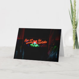 Carte Embrasse-moi sous le gui