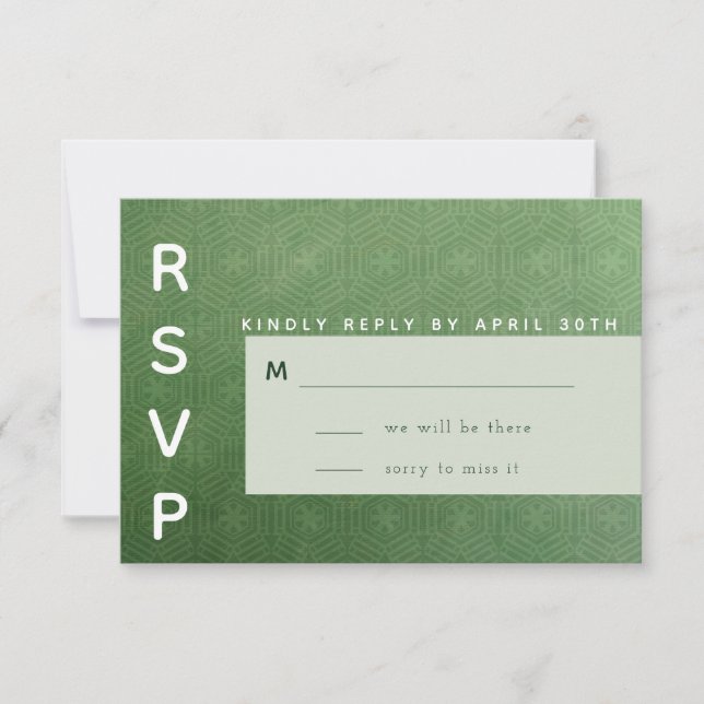 Carte Emerald City RSVP (Devant)