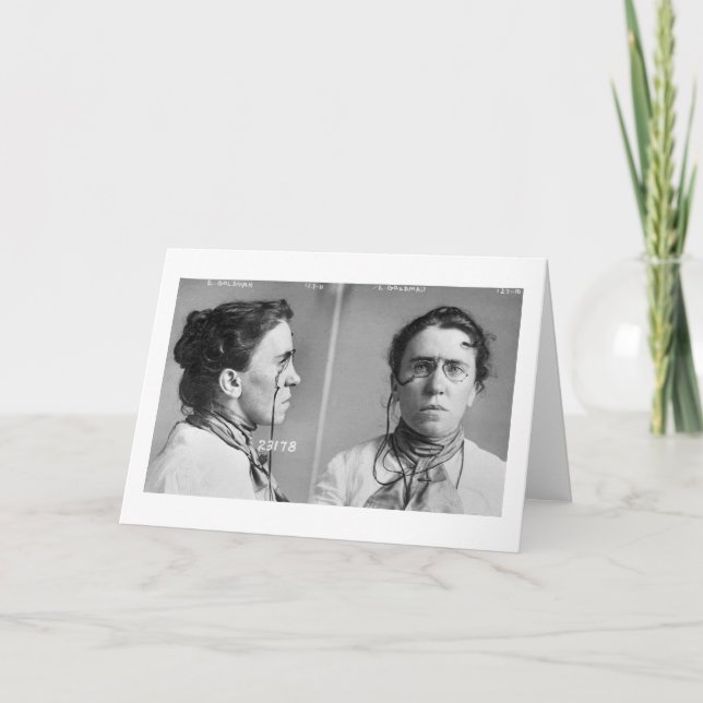 Carte Emma Goldman - anarchiste, 1911 (Devant)