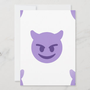 Carte emoji diable
