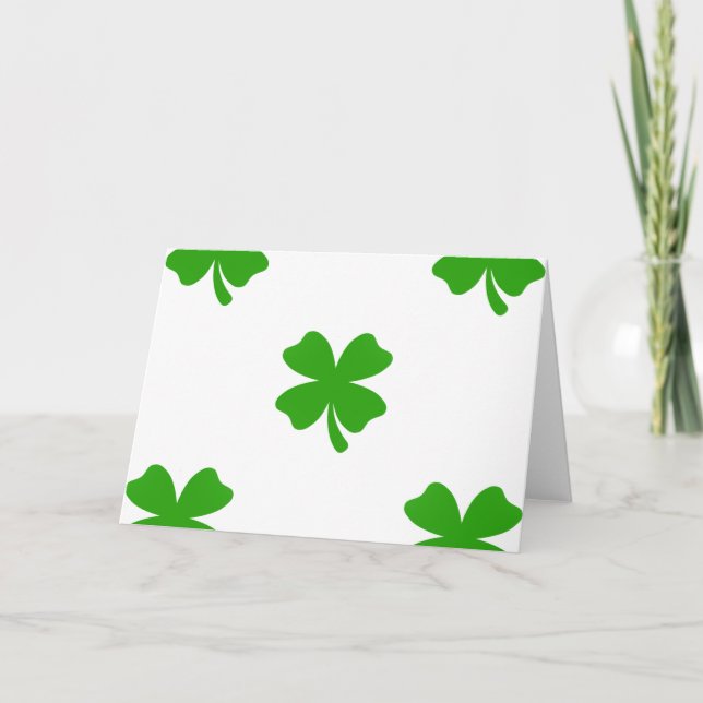 Carte émoticône st patrick (Devant)