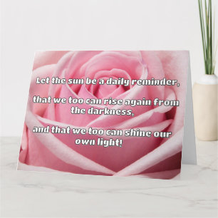 Carte Empath Shine Positive Encouragement Citation