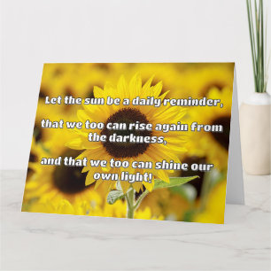 Carte Empath Shine Positive Encouragement Citation