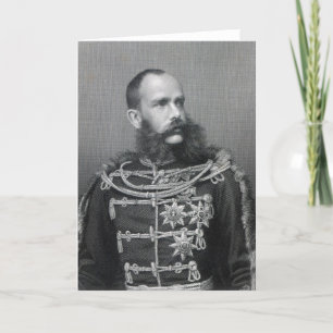 Carte Empereur Franz Joseph I de l'Autriche