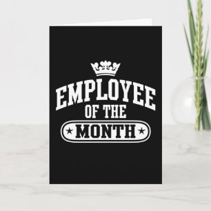 Carte Employé Du Mois