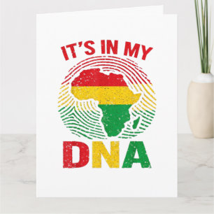 Carte Empreinte africaine Histoire noire