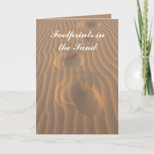 Carte Empreintes dans le poème inspirateur du sable