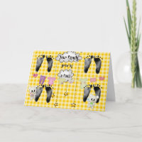 Empreintes de quadruplés sur Gingham